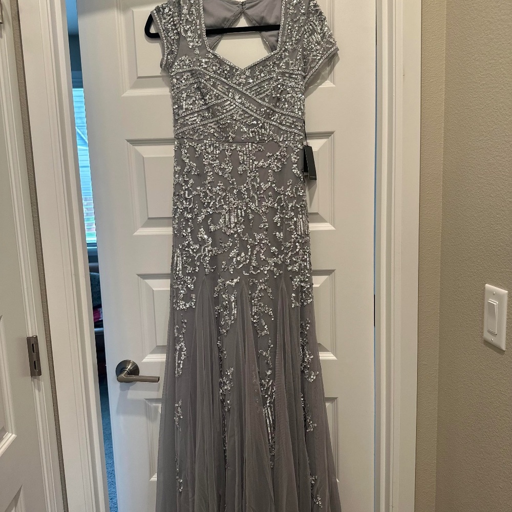 Silver Floor length Special occasion dress